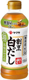 日本 YAMAKI 白醬油 鰹魚淡色濃縮白高湯 原味/減鹽 500ml