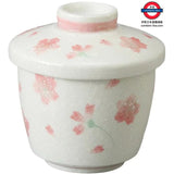 日本製 美濃燒 櫻花茶碗蒸 陶器 和食器