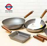 日本製 Hand Marks 窒化加工鐵製平底煎鍋 24cm