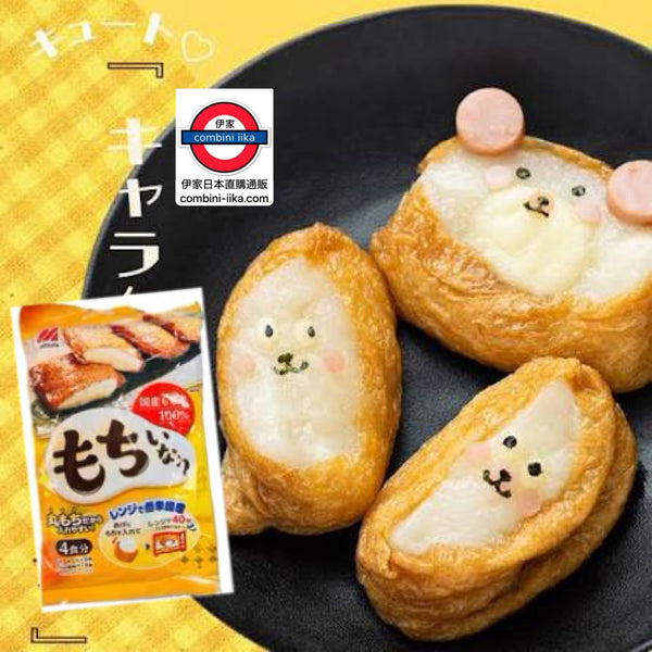 日本直送  松田食品 稻荷腐皮麻糬年糕 4件入