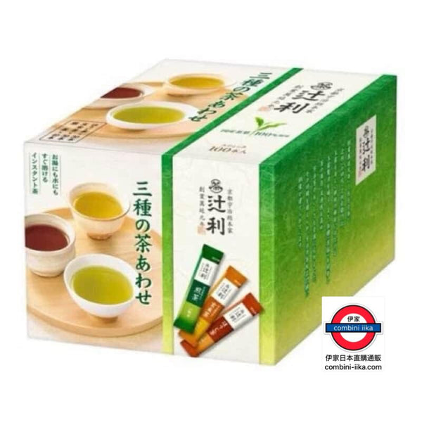 日本辻利 日本茶綜合3種即溶粉末棒 100入