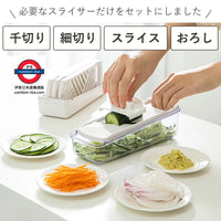 日本製《下村》野菜工房II多功能1台6役刨絲器