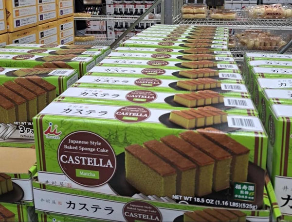 Costco 井村屋 綠茶味長崎蛋糕3條裝