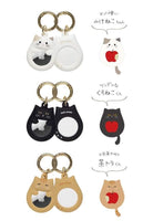 日本可愛貓狗造型AirTag矽膠保護套掛飾鑰匙圈