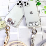 日版 Miffy 電話繩 手機掛繩 連夾片套裝